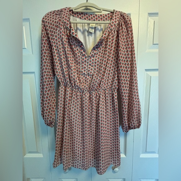 Max Studio Dresses & Skirts - Patterned Long Sleeve Dress